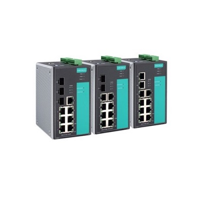 Commutateur ethernet industriel moxa eds-510a-3gt-t niveau ip30