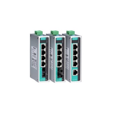 Commutateur ethernet industriel moxa eds-205a-s-sc-t pèse 175 g