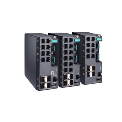 Commutateur ethernet moxa eds-4012-4gc-hv niveau ip40