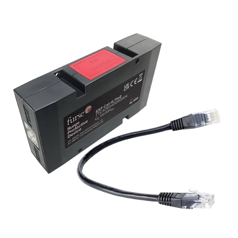 Suppression de surtension Ethernet ABB Furse ESP MC, PoE Cat6 RJ45